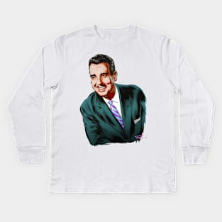 Tennessee Ernie Ford - An illustration by Paul Cemmick Kids Long Sleeve T-Shirt